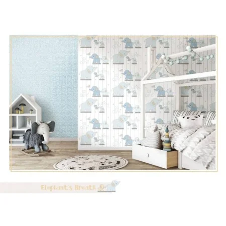 Noordwand Papel pintado Mondo baby Little Dots azul y blanco de Noordwand, Papel pintado - Ref: Foro24-444882, Precio: 29,03 ...