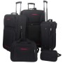Juego de maletas de viaje 5 piezas negro de vidaXL, Maletas - Ref: Foro24-90154, Precio: 116,98 €, Descuento: %