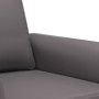 Juego de sofás con cojines 2 piezas cuero sintético gris en Sofás | Comprar online en Foru.es