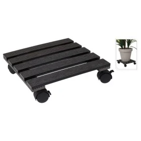 ProGarden Gray square plant stand with wheels 29x29 cm by ProGarden, Pot stands - Ref: Foro24-446746, Price: 24,67 €, Discoun...