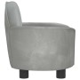 Cama para perros de terciopelo gris claro 66x40x45 cm en Camas para perros | Comprar online en Foru.es