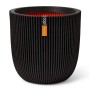 Capi Maceta Groove negro 43x41 cm de Capi, Maceteros y jardineras - Ref: Foro24-445489, Precio: 96,26 €, Descuento: %