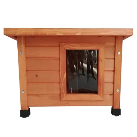 @Pet Casa de exterior de gato XL madera marrón 68,5x54x51,5 cm de @Pet, Mobiliario para gatos - Ref: Foro24-446807, Precio: 9...