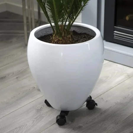 Nature Soporte para plantas con ruedas regulable 3 brazos metal negro de Nature, Soportes para macetas - Ref: Foro24-446405, ...