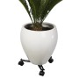 Nature Soporte para plantas con ruedas regulable 3 brazos metal negro de Nature, Soportes para macetas - Ref: Foro24-446405, ...