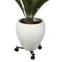 Nature Soporte para plantas con ruedas regulable 3 brazos metal negro de Nature, Soportes para macetas - Ref: Foro24-446405, ...