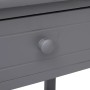Mesitas de noche 2 unidades madera de Paulownia gris 40x29x42cm de vidaXL, Mesitas de noche - Ref: Foro24-284051, Precio: 64,...