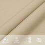Toldo de vela triangular tela Oxford beige 4x5x5 m en Sombrillas | Comprar online en Foru.es