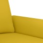 Juego de sofás con cojines 3 piezas terciopelo amarillo en Sofás | Comprar online en Foru.es