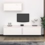 Muebles para TV 3 piezas madera maciza de pino blanco de vidaXL, Muebles TV - Ref: Foro24-3100135, Precio: 178,52 €, Descuent...