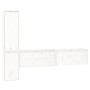 Muebles para TV 4 piezas madera maciza de pino blanco de vidaXL, Muebles TV - Ref: Foro24-3100280, Precio: 207,31 €, Descuent...