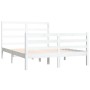 Estructura de cama madera maciza pino blanco 120x190 cm de vidaXL, Camas y somieres - Ref: Foro24-3104977, Precio: 135,14 €, ...