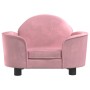 Cama para perros de terciopelo rosa 66x40x45 cm en Camas para perros | Comprar online en Foru.es