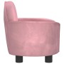 Cama para perros de terciopelo rosa 66x40x45 cm en Camas para perros | Comprar online en Foru.es