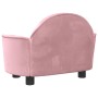 Cama para perros de terciopelo rosa 66x40x45 cm en Camas para perros | Comprar online en Foru.es