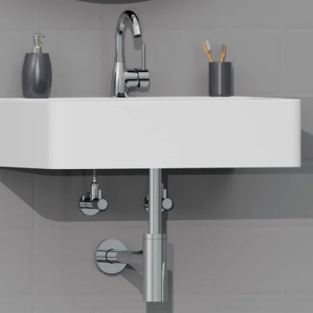 SCHÜTTE Sifón de lavabo de diseño cromado de SCHÜTTE, Válvulas de fontanería - Ref: Foro24-446558, Precio: 43,63 €, Descuento: %