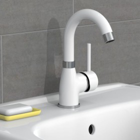 EISL Grifo monomando de lavabo FUTURA cromado blanco de EISL, Grifos - Ref: Foro24-446490, Precio: 68,26 €, Descuento: %