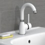 EISL Grifo monomando de lavabo FUTURA cromado blanco de EISL, Grifos - Ref: Foro24-446490, Precio: 68,26 €, Descuento: %