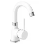 EISL Grifo monomando de lavabo FUTURA cromado blanco de EISL, Grifos - Ref: Foro24-446490, Precio: 68,26 €, Descuento: %