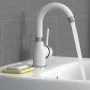 EISL Grifo monomando de lavabo FUTURA cromado blanco de EISL, Grifos - Ref: Foro24-446490, Precio: 68,26 €, Descuento: %