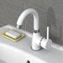 EISL Grifo monomando de lavabo FUTURA cromado blanco de EISL, Grifos - Ref: Foro24-446490, Precio: 68,26 €, Descuento: %