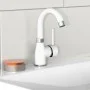 EISL Grifo monomando de lavabo FUTURA cromado blanco de EISL, Grifos - Ref: Foro24-446490, Precio: 68,26 €, Descuento: %