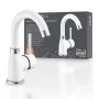 EISL Grifo monomando de lavabo FUTURA cromado blanco de EISL, Grifos - Ref: Foro24-446490, Precio: 68,26 €, Descuento: %