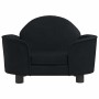 Cama para perros de terciopelo negra 66x40x45 cm en Camas para perros | Comprar online en Foru.es