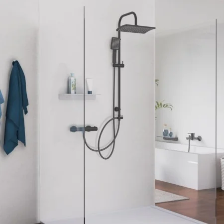 SCHÜTTE MALLORCA matte black shower set by SCHÜTTE, shower heads - Ref: Foro24-446560, Price: 115,94 €, Discount: %