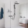 SCHÜTTE MALLORCA matte black shower set by SCHÜTTE, shower heads - Ref: Foro24-446560, Price: 115,94 €, Discount: %