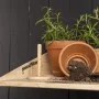 Esschert Design Barra de pared con estante plegable S natural de Esschert Design, Mesas de jardín - Ref: Foro24-442396, Preci...