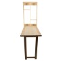 Esschert Design Mesa de bar de pared con estante abatible L natural de Esschert Design, Mesas de jardín - Ref: Foro24-442398,...