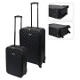 ProWorld Juego de maletas 2 piezas diseño de colcha negro de ProWorld, Maletas - Ref: Foro24-445921, Precio: 104,82 €, Descue...