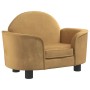 Cama para perros de terciopelo marrón 66x40x45 cm en Camas para perros | Comprar online en Foru.es