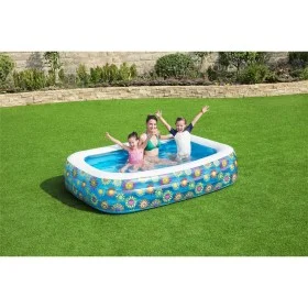 Bestway Blue inflatable children's pool 229x152x56 cm by Bestway, Swimming pools - Ref: Foro24-93793, Price: 59,34 €, Discoun...