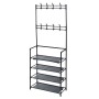 Storage solutions Perchero con 4 estantes 60x26x155 cm de Storage solutions, Organizadores de vestidores y perchas de barra -...