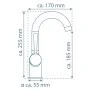 SCHÜTTE Grifo monomando lavabo CORNWALL con maneta lateral negro mate de SCHÜTTE, Grifos - Ref: Foro24-446545, Precio: 95,05 ...