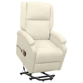 Hebbarer Massagesessel aus cremefarbenem Stoff von vidaXL, Elektrische Massagesessel - Ref: Foro24-329718, Preis: 394,61 €, R...