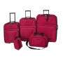 Juego de maletas de viaje 5 piezas rojo de vidaXL, Maletas - Ref: Foro24-90155, Precio: 117,08 €, Descuento: %