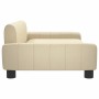 Cama para perros de tela crema 90x53x30 cm en Camas para perros | Comprar online en Foru.es
