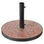 ProGarden Base de sombrilla Mosaico diseño Terra negro y naranja de ProGarden, Bases para sombrillas - Ref: Foro24-442214, Pr...