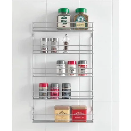 Metaltex Gewürzregal für die Wand Pepito 5 Etagen silberfarben von Metaltex, Gewürzregale - Ref: Foro24-443439, Preis: 42,74 ...