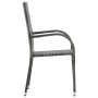 Set de muebles de comedor de jardín 7 piezas de ratán gris de vidaXL, Conjuntos de jardín - Ref: Foro24-3072503, Precio: 535,...
