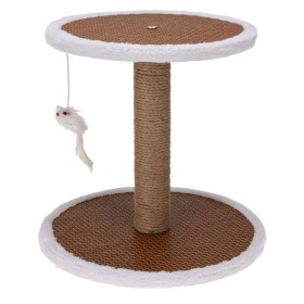Pets Collection Rascador de gatos con soporte y ratón 35x35x33 cm de Pets Collection, Mobiliario para gatos - Ref: Foro24-441...