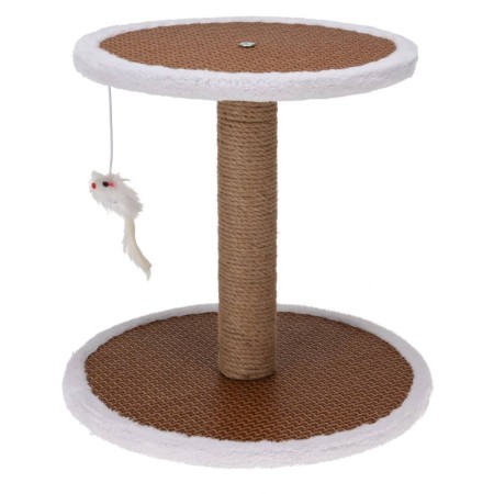 Pets Collection Rascador de gatos con soporte y ratón 35x35x33 cm de Pets Collection, Mobiliario para gatos - Ref: Foro24-441...