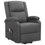 Sillón de masaje elevable tela gris oscuro de vidaXL, Sillones de masaje eléctricos - Ref: Foro24-329710, Precio: 408,65 €, D...
