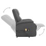 Sillón de masaje elevable tela gris oscuro de vidaXL, Sillones de masaje eléctricos - Ref: Foro24-329710, Precio: 408,65 €, D...