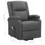 Sillón de masaje elevable tela gris oscuro de vidaXL, Sillones de masaje eléctricos - Ref: Foro24-329710, Precio: 408,65 €, D...