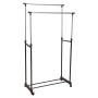 Storage solutions Perchero con dos barras y ruedas 80x42x(90-160) cm de Storage solutions, Organizadores de vestidores y perc...