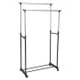 Storage solutions Perchero con dos barras y ruedas 80x42x(90-160) cm de Storage solutions, Organizadores de vestidores y perc...